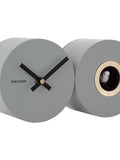 Karlsson Grey Cuckoo Alarm Clock, UK version