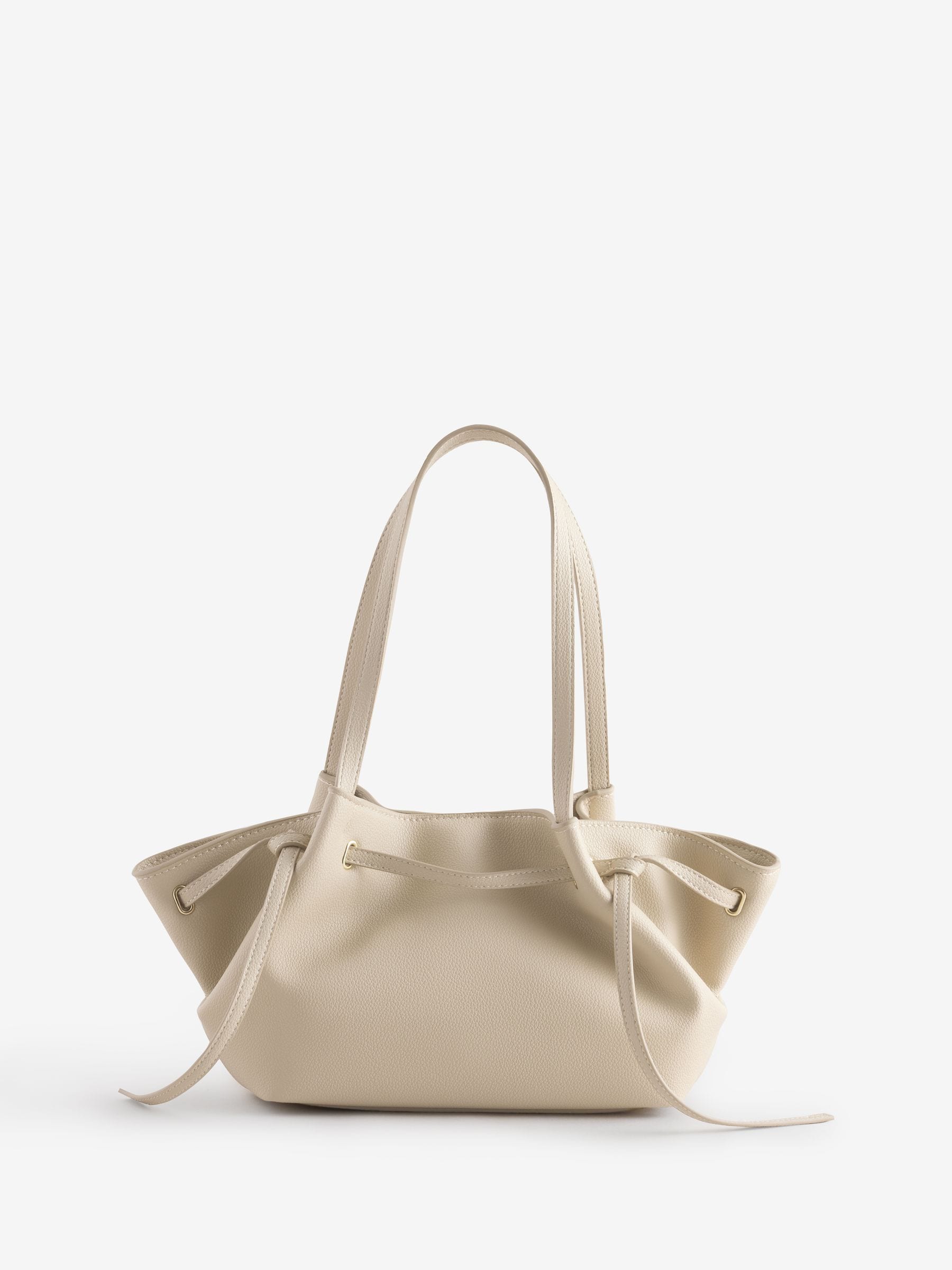 Mango white compact shoulder bag - British product