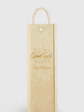 Personalised Good Luck Gift Box With Rose Wine by Gifted Drinks