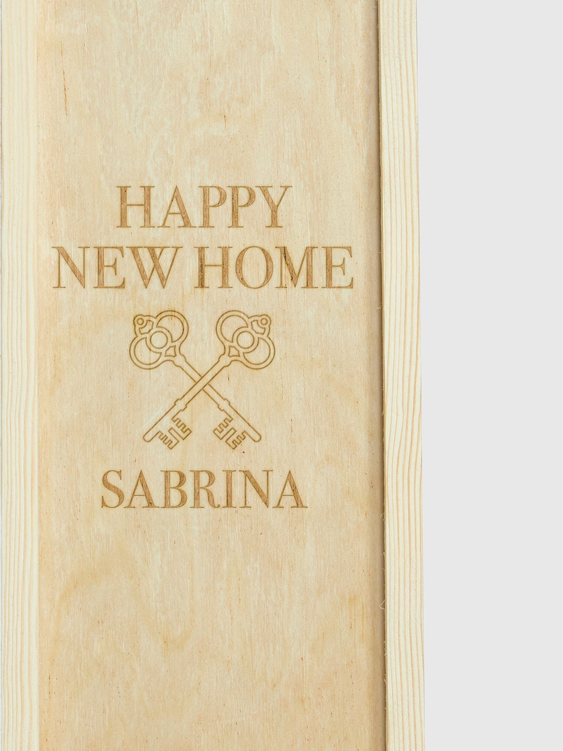 Gifted Drinks rose wine gift box with personalised message, imported from the UK