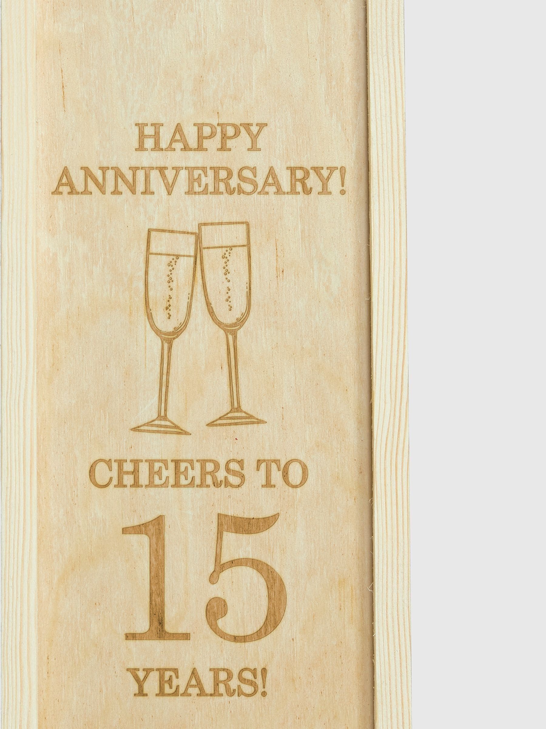 Gifted Drinks white wine anniversary gift box, imported from the UK