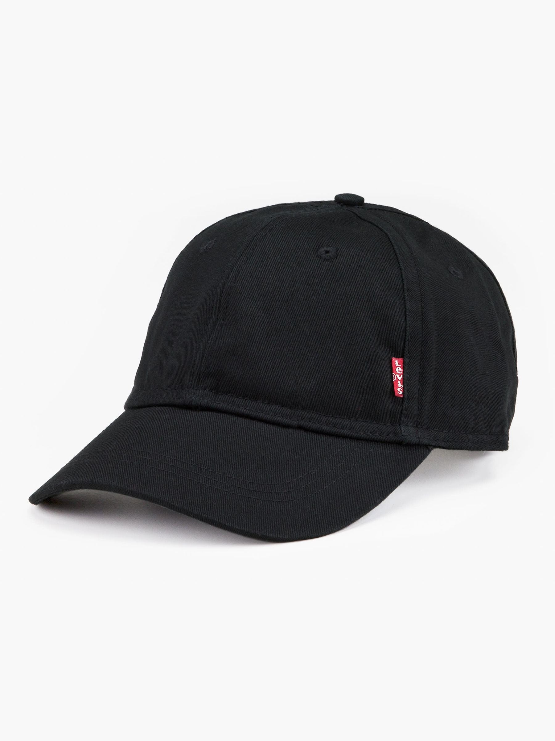 Levi's black red cotton tab cap, UK version