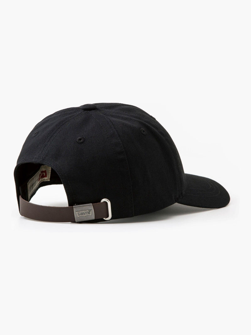 Levi's black red cotton tab cap, UK version