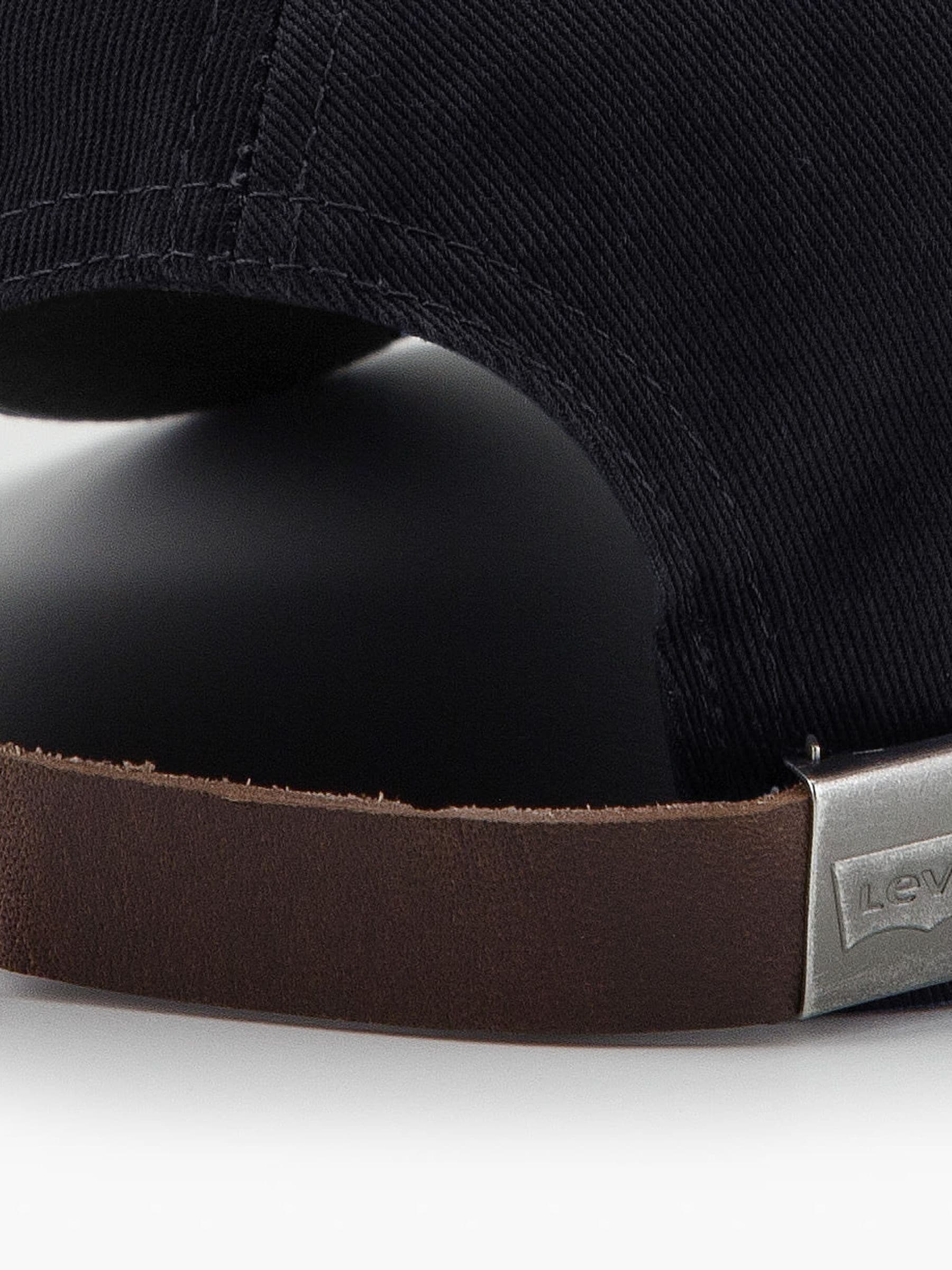 Levi's black red cotton tab cap, UK version