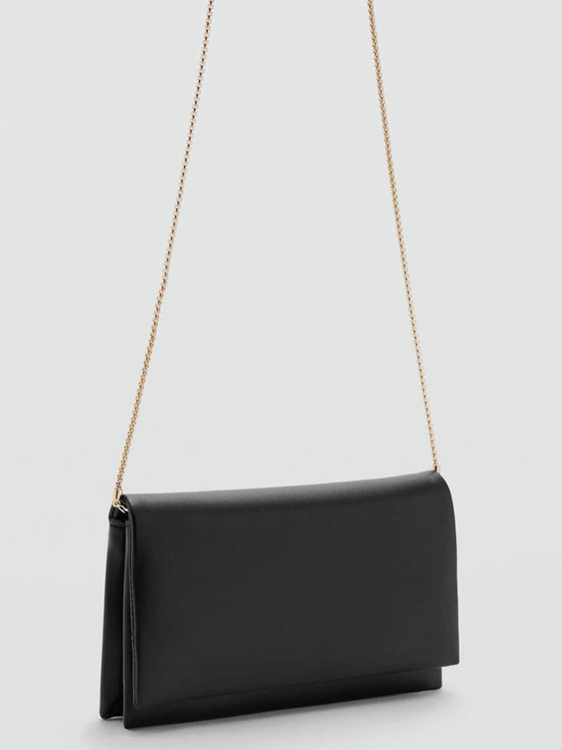 Mango black crossbody bag 12x20cm (British brand)