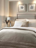 Soiree Natural Melanie velvet bedspread 150x220cm - British product