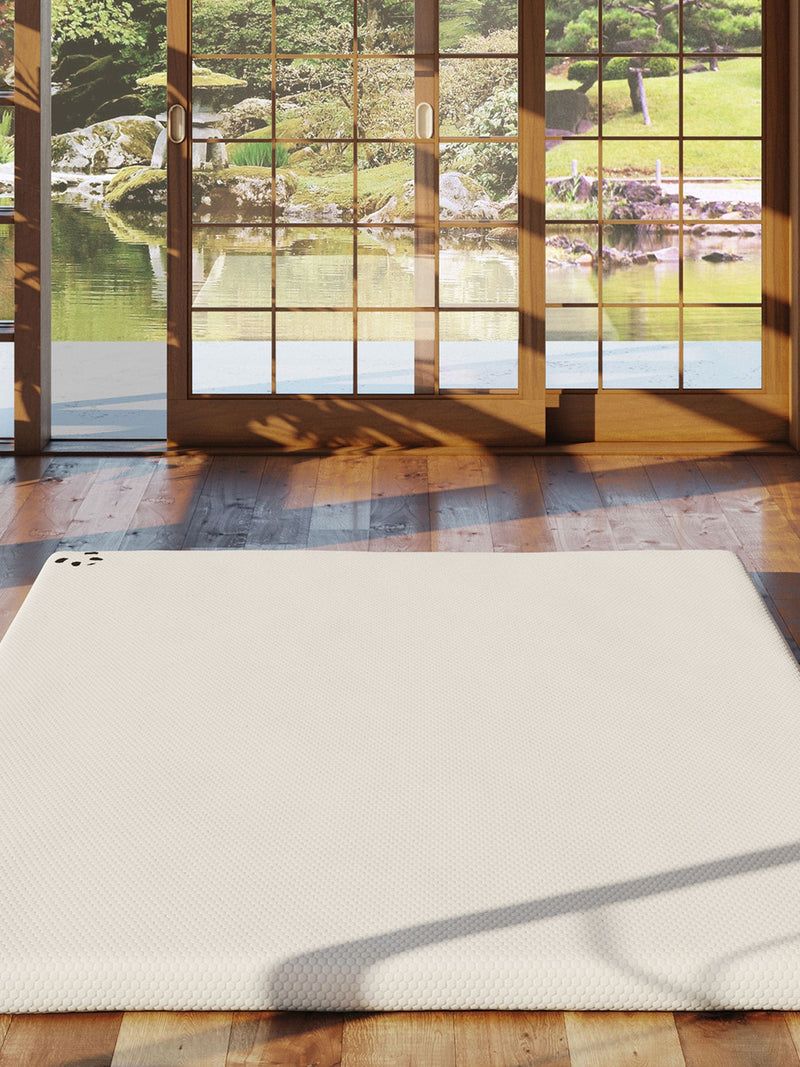 Panda White Orthopaedic Memory Foam Bamboo Mattress Topper, imported from the UK
