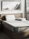Panda White Orthopaedic Memory Foam Bamboo Mattress Topper, imported from the UK