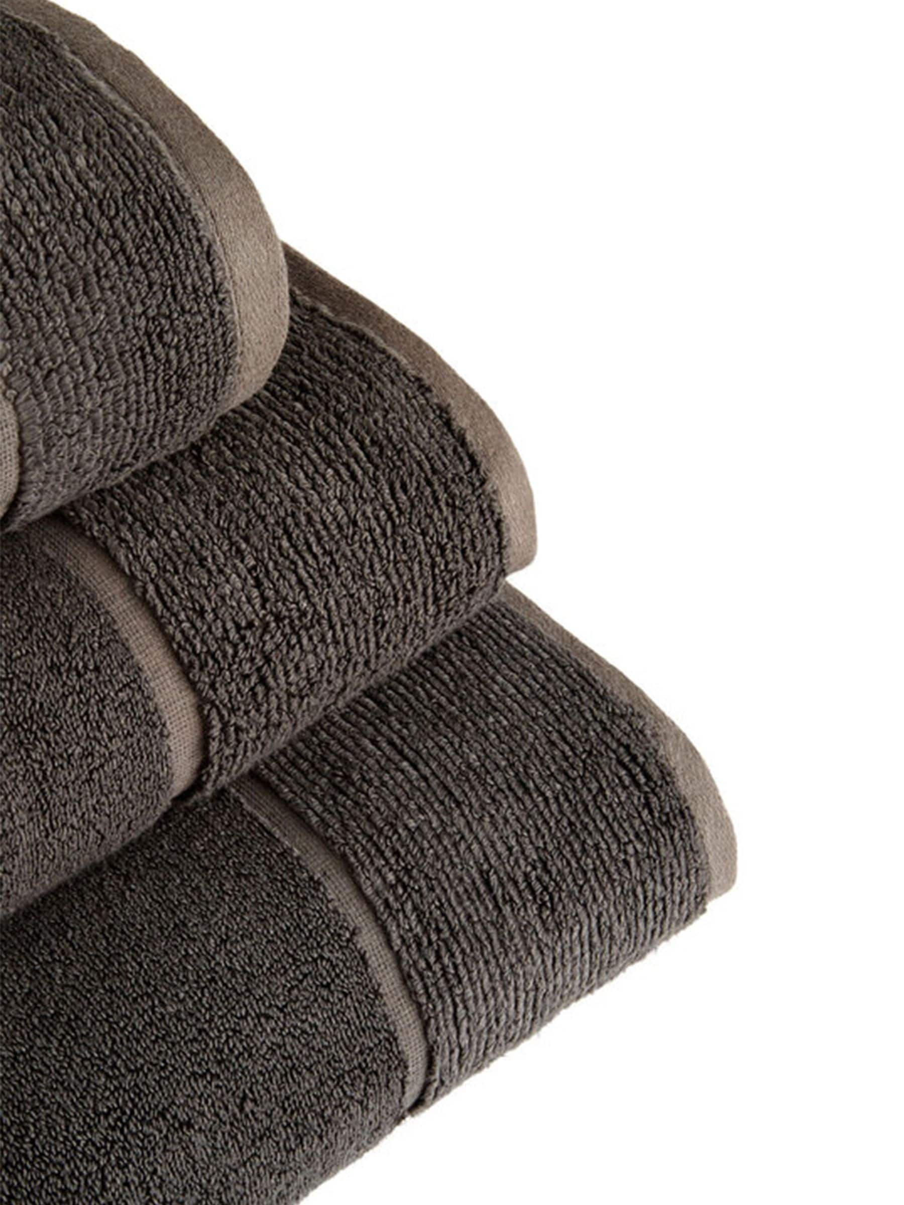 Panda grey bamboo towel (British brand)