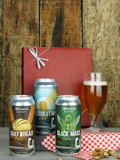Neste Abbeydale Brewery Trio av øl Gavesett for øl 3x 440ml bokser - Kjøp online hos McGrocer
