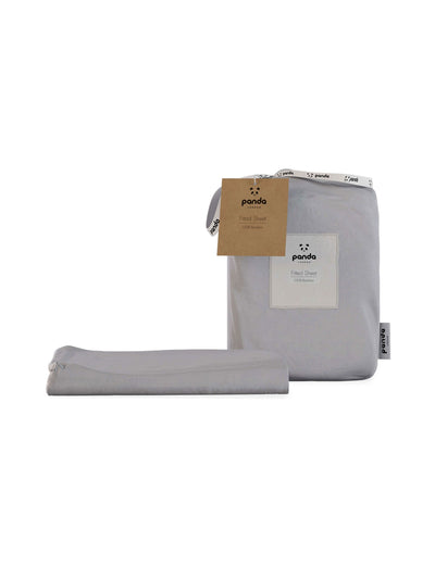 Drap-housse Panda Argent 100% Bambou Hypoallergénique