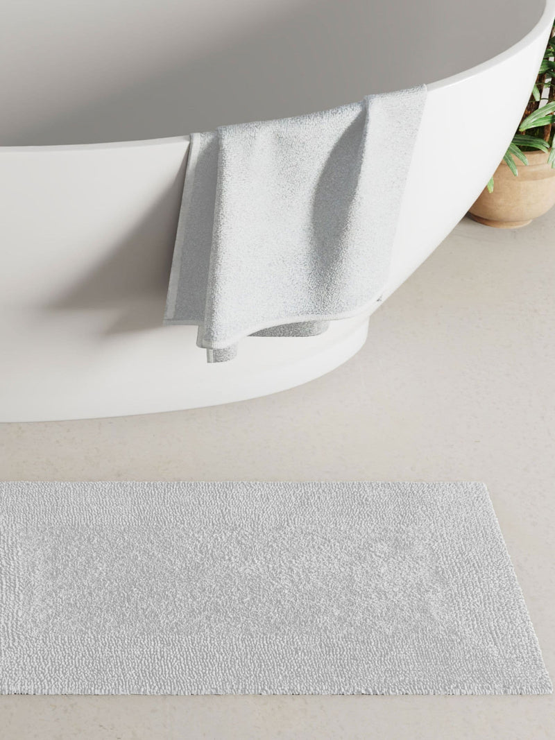 Panda Urban Grey Bamboo Bath Mat
