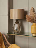 BHS Gold Renley Table Lamp with metallic finish 53cm (British brand)