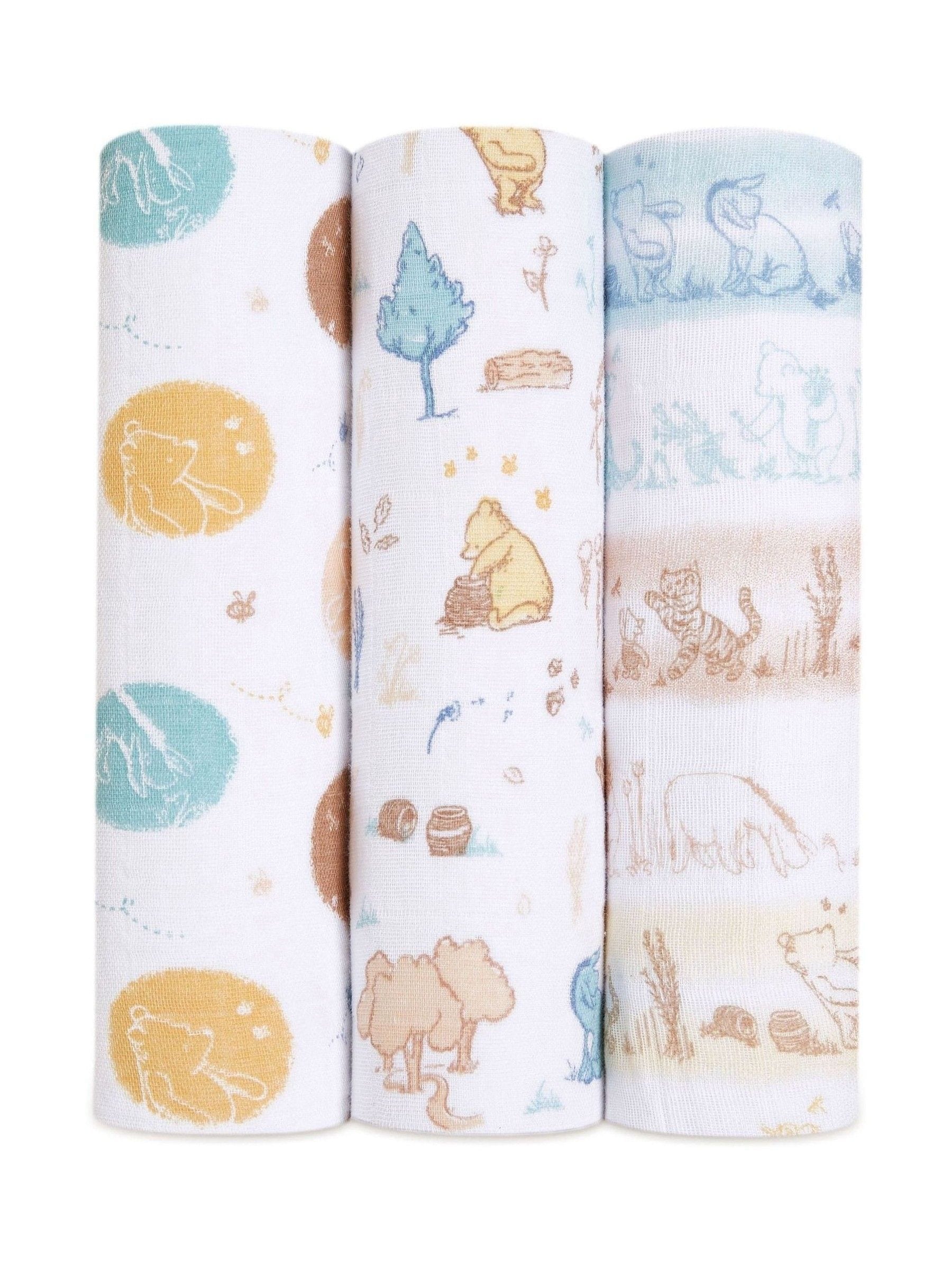 Aden + Anais Disney baby blankets 3 pack, imported from the UK
