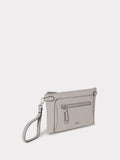 Osprey London Ruby cross-body bag in red Natural Grain leather, imported from the UK