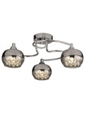 Searchlight flush ceiling light Freya rose chrome - British product
