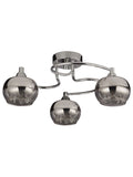 Searchlight flush ceiling light Freya rose chrome - British product