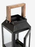 Black Bronx Metal Mini Lantern Candle Holder
