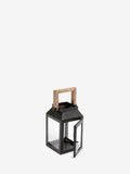 Black Bronx Metal Mini Lantern Candle Holder 15cm - British product