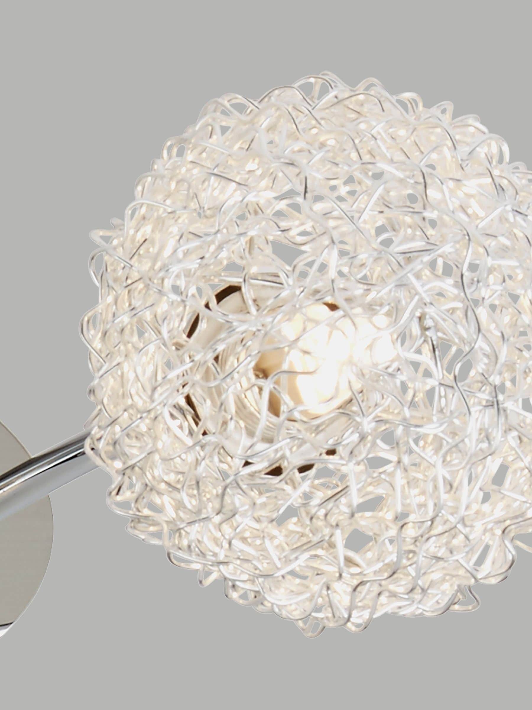 Searchlight Chrome ceiling flush light 5 lights (British brand)