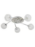 Searchlight Chrome ceiling flush light 5 lights (British brand)