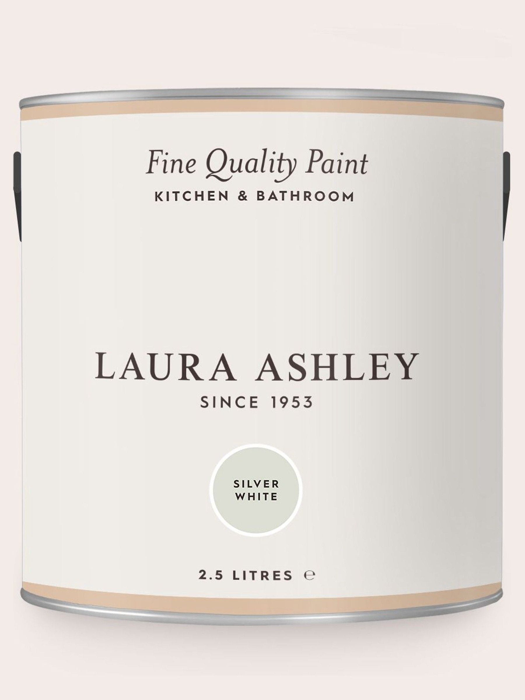 Laura Ashley Silver White paint 2.5 Litre (British brand)