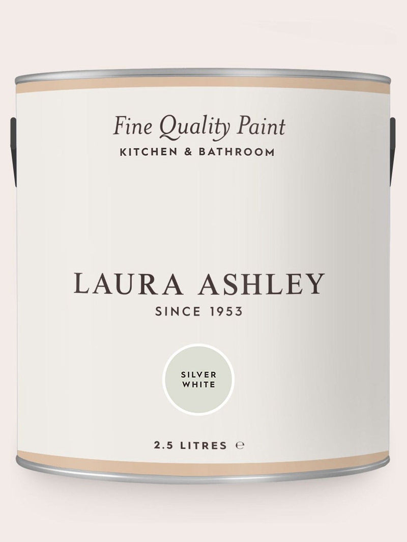 Laura Ashley Silver White paint 2.5 Litre (British brand)