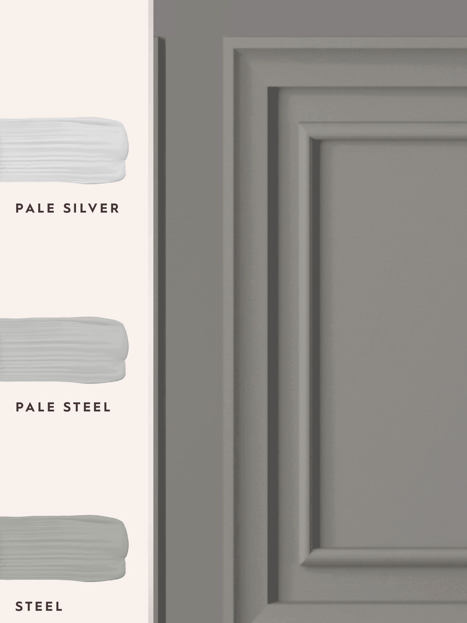 Laura Ashley Redbrook pale steel wallpaper 10m roll, imported from the UK