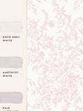 Laura Ashley Pink Picardie wallpaper 10m roll (British brand)