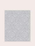 Échantillon de papier peint Laura Ashley pale slate Peacock Damask A4 - Produit britannique