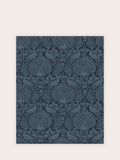 Laura Ashley Peacock Damask Pale Slate Wallpaper Sample A4