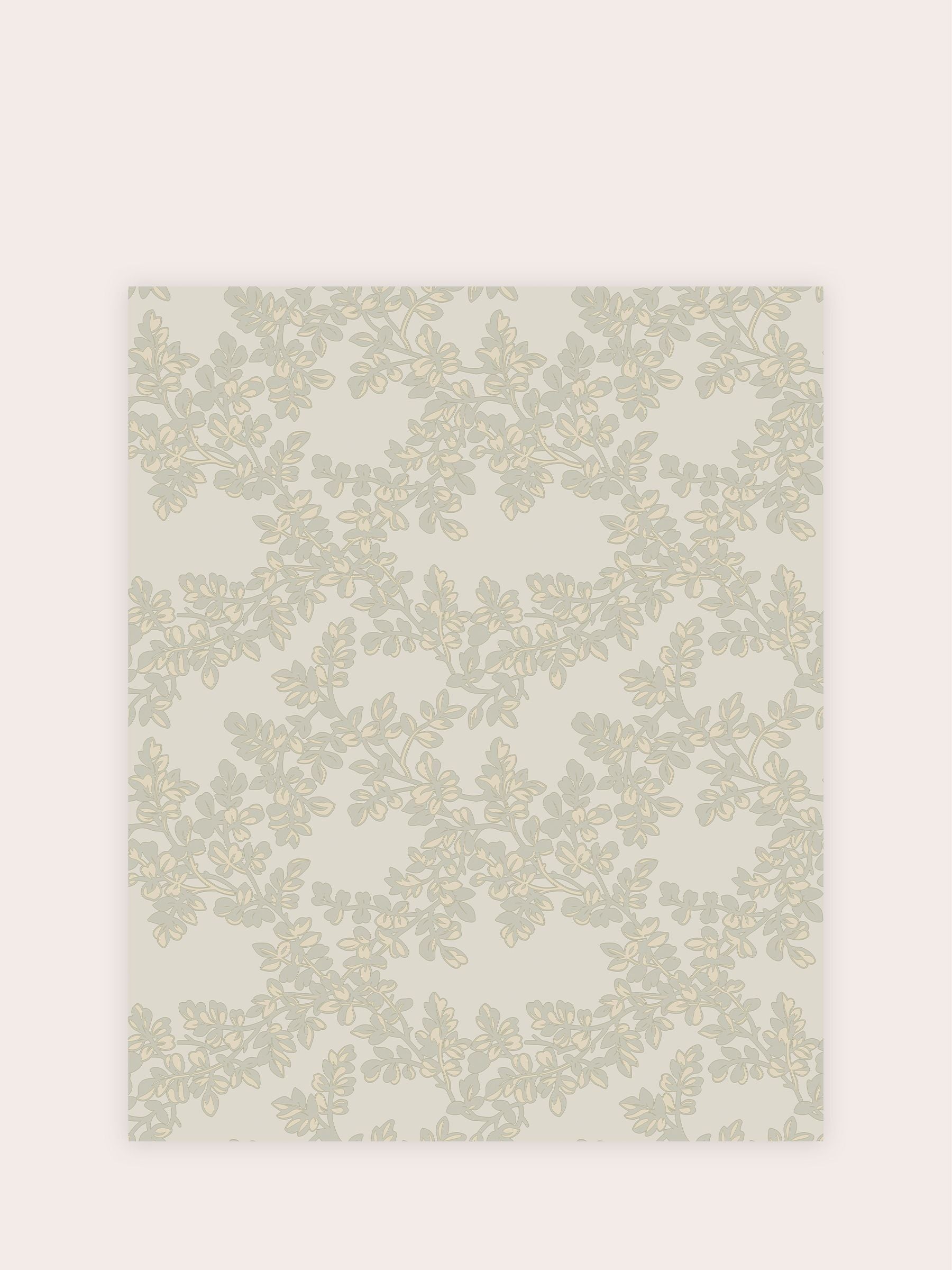 Laura Ashley wallpaper sample Burnham dark grey A4, UK version