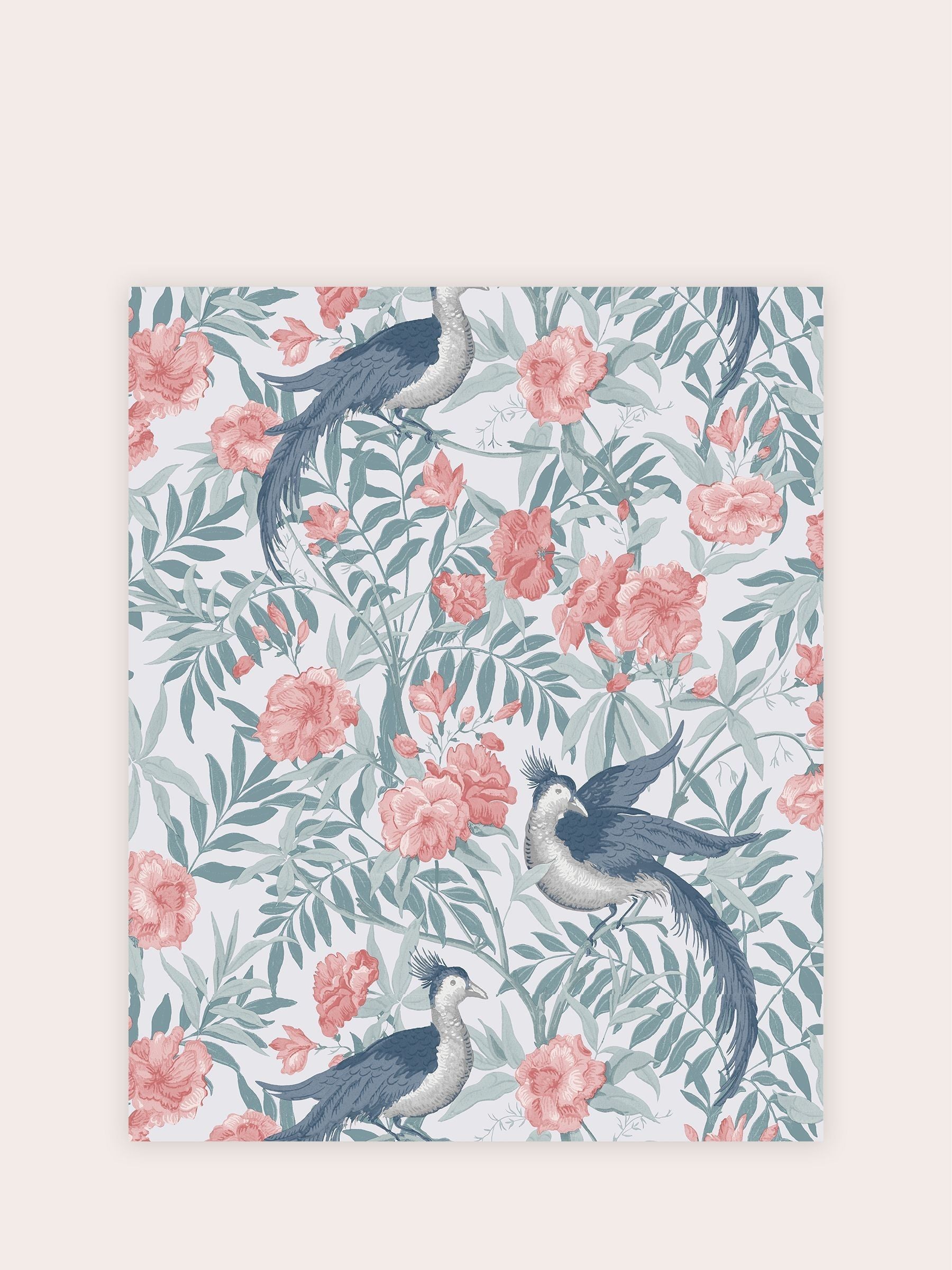 Laura Ashley wallpaper sample Rosewood Osterley A4, imported from the UK