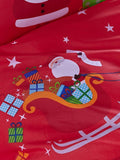 Catherine Lansfield Red Santa's Christmas Presents duvet cover set - British product