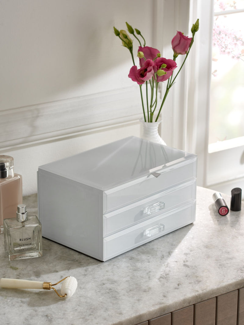 White Sloane jewellery box (British brand)