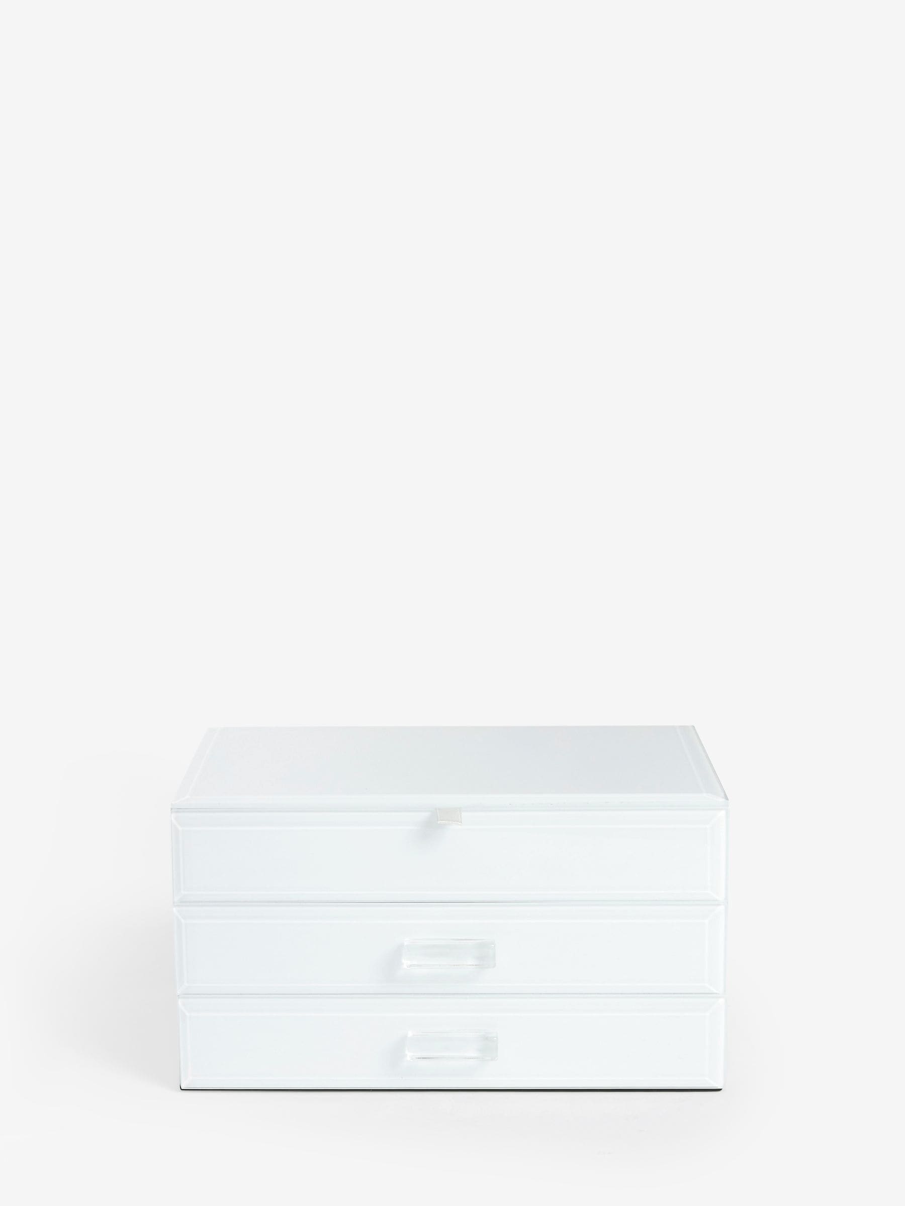 White Sloane jewellery box (British brand)
