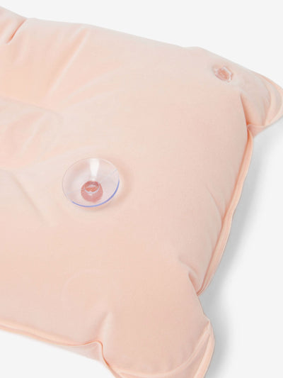 Nur Pink Soft-Touch Aufblasbares Badekissens mit Saugnäpfen 22 x 35 cm