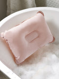 Just Pink Soft Touch Inflatable Bath Pillow with Suction Cups 22 x 35 cm