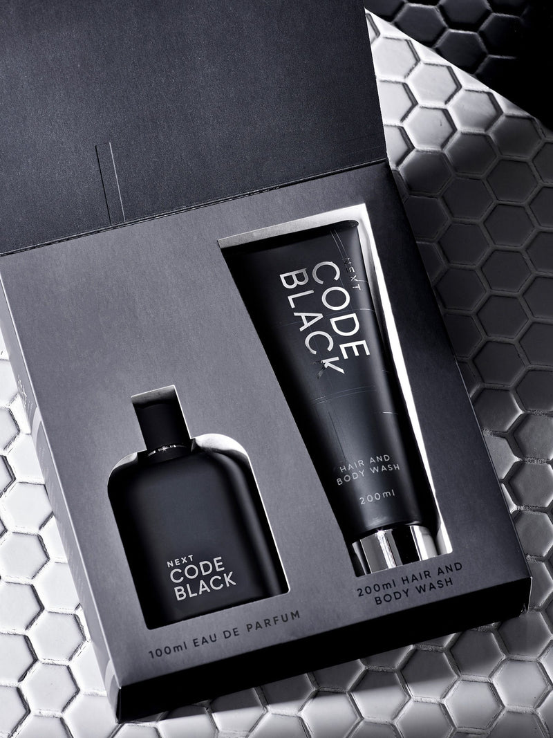 Code Black Eau de Parfum gift set 100ml, UK version