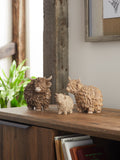 Brown Hamish the Highland Set of 3 Cow