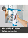 Tower TWV10 blue cordless window vacuum, UK version