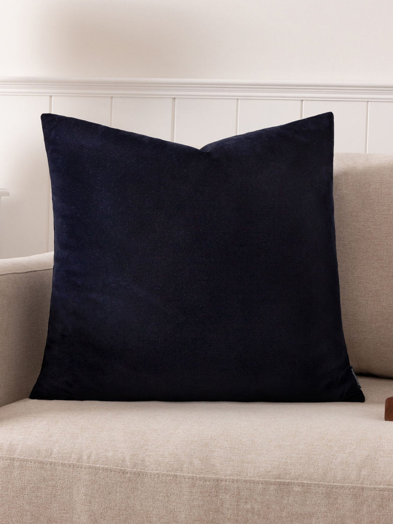 Evans Lichfield Cerise Pink Sunningdale Velvet Cushion 50 x 50cm