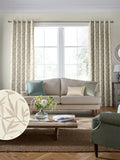 Laura Ashley Willow Leaf made to measure curtains (British brand)