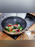 Stellar James Martin Silver Non Stick Wok 32cm (British brand)