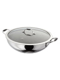 Stellar James Martin Silver Non Stick Wok 32cm (British brand)