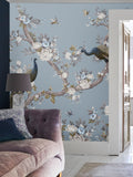 Laura Ashley Blue Belvedere mural 3M - British product