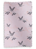 Laura Ashley Blush Pink Animalia embroidered curtains, imported from the UK
