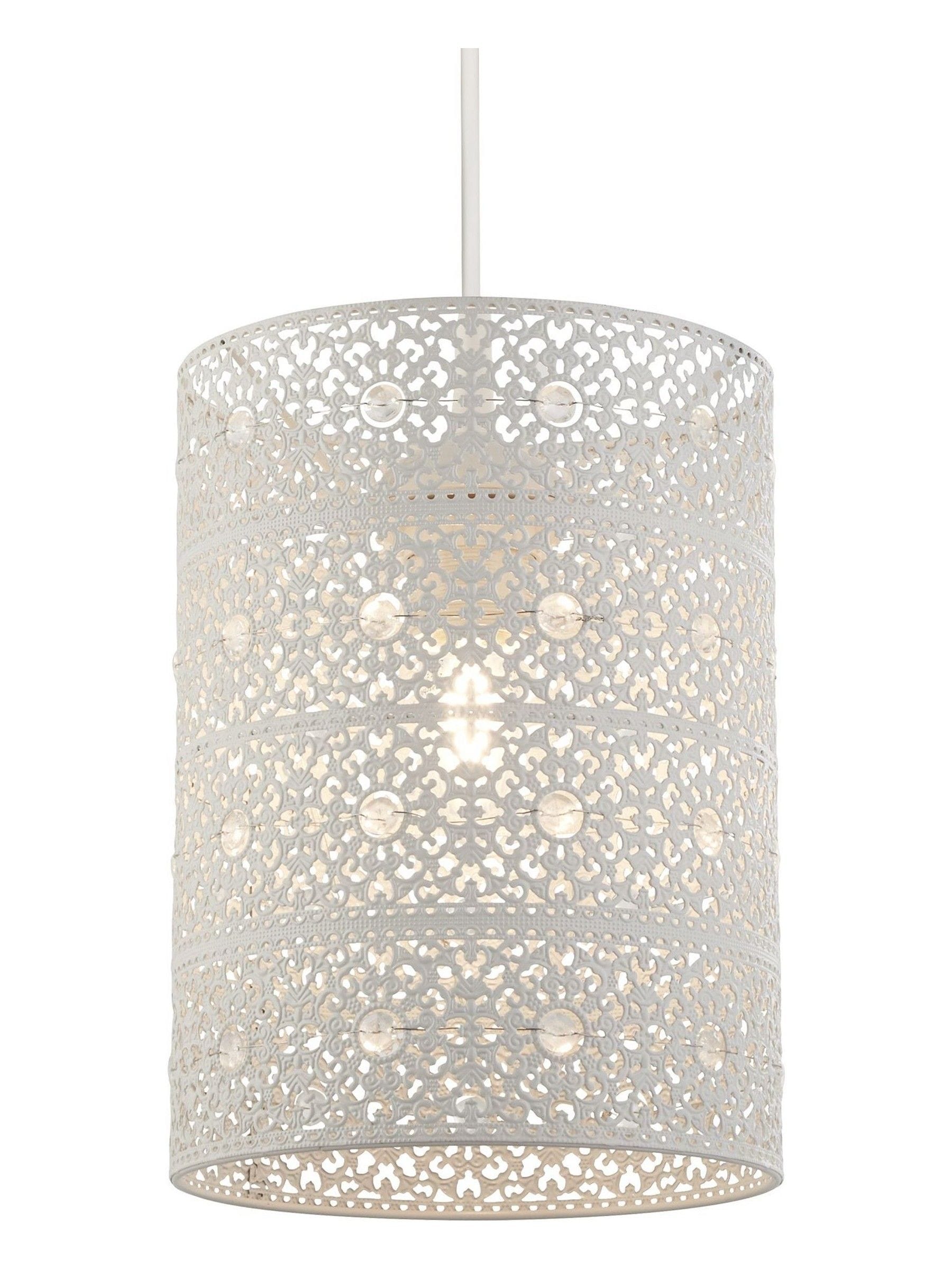 Searchlight Amelia cream painted ceiling shade 25.5cm - British product