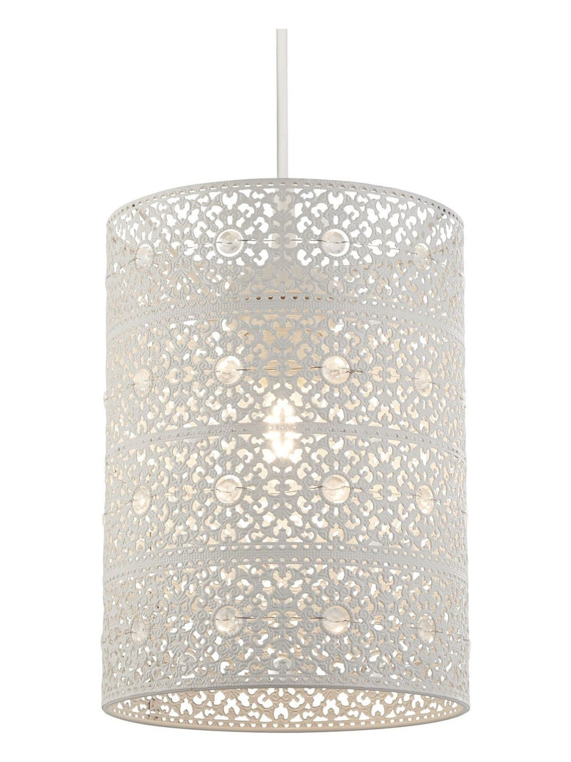 Searchlight Amelia cream painted ceiling shade 25.5cm - British product