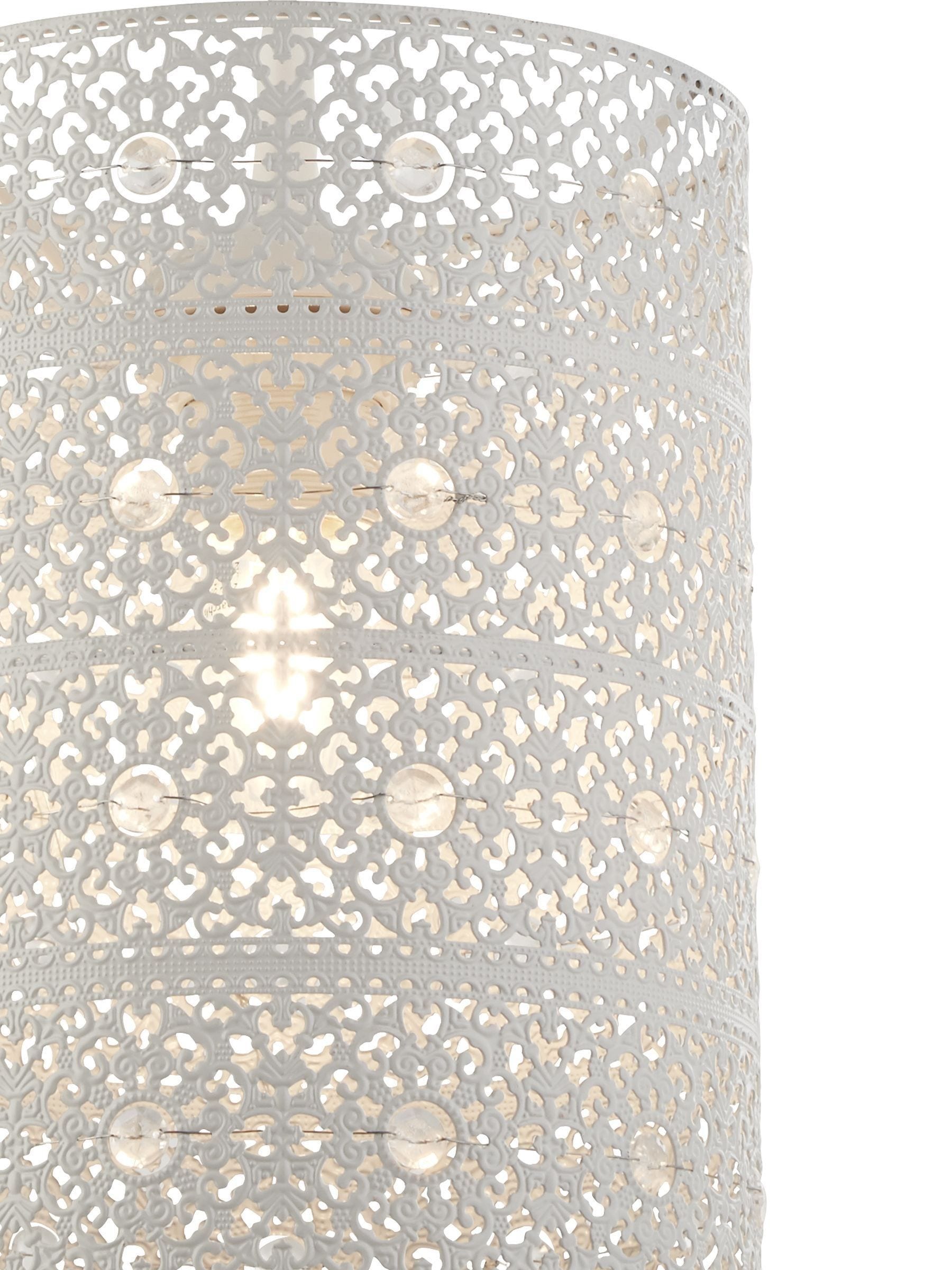 Searchlight Amelia cream painted ceiling shade 25.5cm - British product